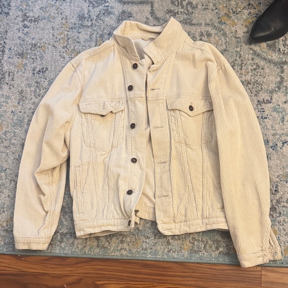 Princess Polly Cream Corduroy Jacket - Picture 2 of 2
